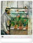 Nástěnný kalendář 2027 Notique Impresionismus, 48 x 56 cm