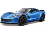 Maisto Corvette Grand Sport 2017 modrá