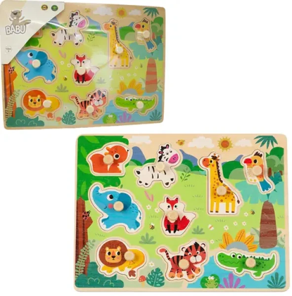 SPARKYS Vkládací puzzle BABU Safari