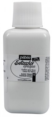 Barva na textil Pébéo Setacolor Opaque 250 ml - Běloba titanová 10