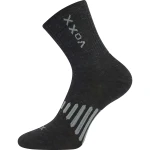 VOXX Ponožky slabé z merino POWRIX s ionty stříbra TMAVĚ ŠEDÉ 43-46 119327
