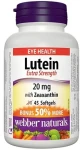 Webber Naturals Lutein 20 mg / Doplněk stravy / 45 tobolek / Bez lepku (625273038286)