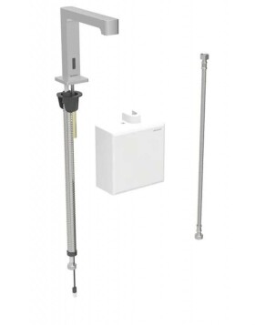 GEBERIT - Brenta Elektronický umyvadlový ventil, napájení z generátoru, easy to clean, kartáčovaná nerez 116.175.SN.1