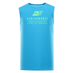 Pánské rychleschnoucí tílko ALPINE PRO MIXED neon atomic blue