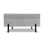 FRONTI Taburet LANA s úložným prostorem - manšestr - šedý