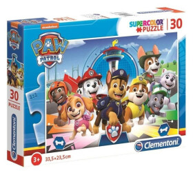 Puzzle Supercolor Tlapková Patrola 30 dílků - Clementoni