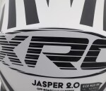 Dětská motokrosová helma Xrc MX Jasper Youth 2.0 black/white - YL / bílá