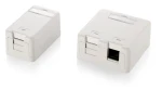 Equip Zásuvka pod omítku 1-Port bílá / Zásuvka pod omítku / Keystone / RJ-45 / nestíněná (125121)