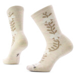 SMARTWOOL Wmns Everyday Garden Vine Crew Socks, Moonbeam (vzorek) velikost: M