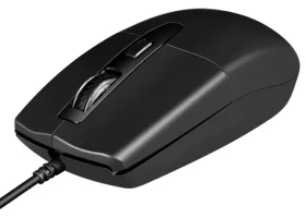 I010 Rook černá / Myš / drátová / optická / 1600 DPI / USB / kabel 1,8 m (IMOF010)