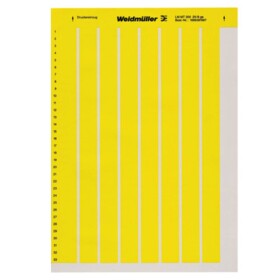 Weidmüller 1724141687 LM MT300 15X4,63 GE tiskárna pro popisovací systém Druh montáže: nalepení Potisknutelná plocha: 15 x 463 mm žlutá Počet markerů: 6270 10