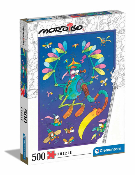 Puzzle Mordillo: Cesta 500 dílků