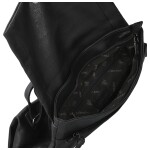 Trendy dámský koženkový kabelko-batoh Coveri Lethea, černý