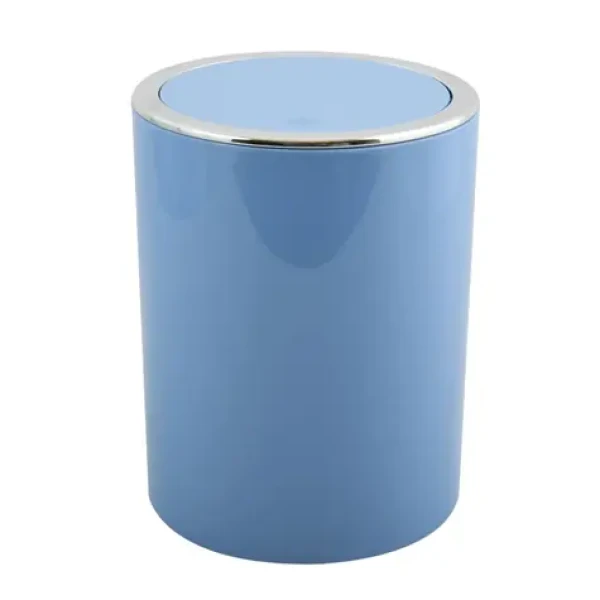 MSV KAMAKA výklopný odpadkový koš 6 L pastelově modrý / plast (3700703901426)