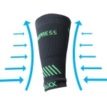 VOXX Návlek na zápěstí kompresní PROTECT s ionty stříbra TMAVĚ ŠEDÝ L-XL 112628