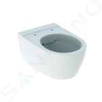 GEBERIT - iCon Závěsné WC, Rimfree, s KeraTect, bílá 204060600