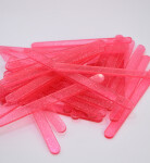 Cake star Akrylatové tyčky na nanuk růžová perleť délka 11,5cm (10ks)