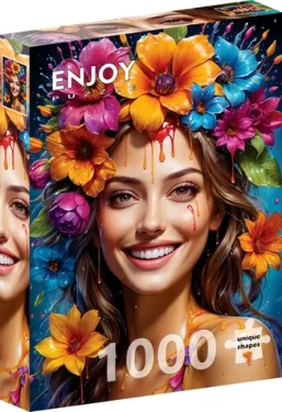 ENJOY Puzzle Květinová dívka