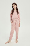 Dívčí pyžamo 3050 CHLOE Růžová 146