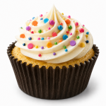 Cake star papírové košíčky na muffiny a cupcakes barevné 50x30 mm 100ks-vzor 20
