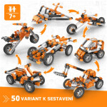 Engino Creative Builder 50 modelů s motorkem