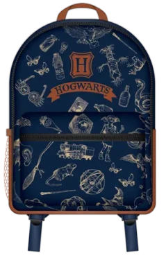 BLUESKY Batoh Harry Potter Navy Gold / Školní batoh / 37x25x13 cm (HP719892EPM)