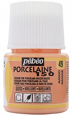 Pébéo Barva na porcelán a sklo Porcelaine 150 45 ml - oranžová mango 49