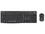 Logitech MK295 Silent US graphite / Bezdrátová sada klávesnice a myši / US verze (920-009800)