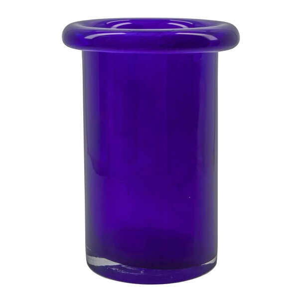 House Doctor Skleněná váza Buck Blue, modrá barva, sklo