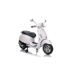Mamido Dětský elektrický skútr Vespa ROMA bílý
