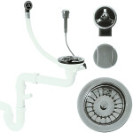 MEXEN - Automatický dřezový sifon na 1 misku, chrom 66911-00