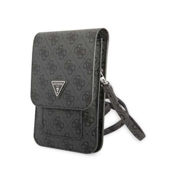 Pouzdro Guess PU 4G Triangle Logo Phone Bag černé