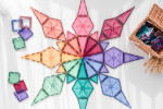 Connetix Connetix Tiles - Magnetická Stavebnice Pastelová XXL 202 ks