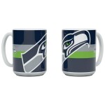 Hrnek Seattle Seahawks NFL Triple Logo Jumbo (450 ml)