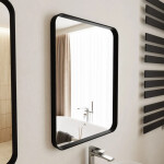 Zrcadlo SAT 60x80 cm černá SATZOB6080CE SATZOB6080CE