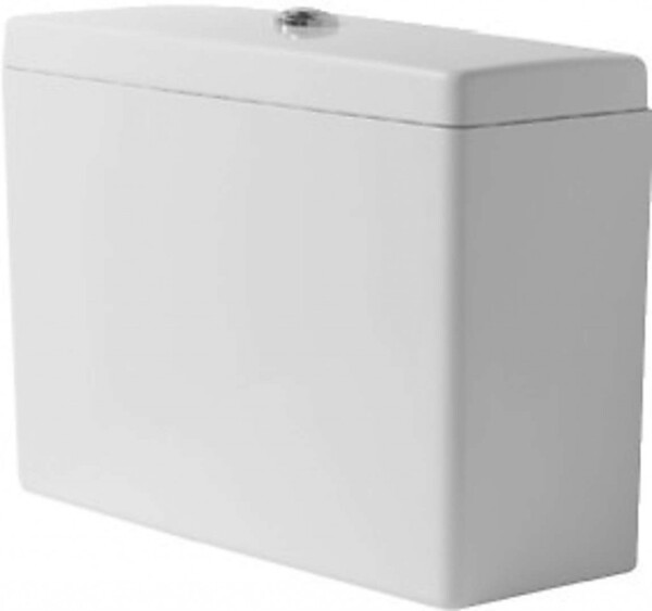 DURAVIT - Starck 3 Splachovací nádrž 48x21 cm, připojení dole vlevo, s WonderGliss, bílá 09281000051