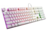 Sharkoon PureWriter RGB bílá / nízkoprofilová herní klávesnice / mechanická / RGB / Kailh choc low profile Red / US (4044951034260)