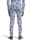 Dětské merino spodky ICEBREAKER Kids Merino 200 Oasis Leggings Bear Tour AOP, Zinc Blue/Aop velikost: 12