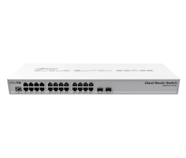 MikroTik Cloud Router Switch CRS326-24G-2S+RM, 800MHz CPU,512MB RAM, 24xLAN, 2xSFP+ slot, vč. L5 EDF_1015806