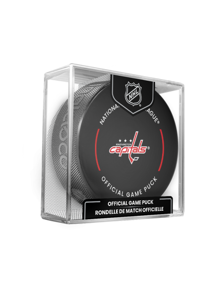 Inglasco / Sherwood Puk Washington Capitals Official Game Puck 2022-2023