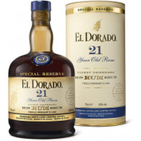 El Dorado Finest Demerara SPECIAL RESERVE Rum 21y 43% 0,7 l (tuba)