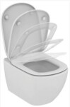 JIKA předstěnový instalační 8 cm systém bez tlačítka + WC Ideal Standard Tesi se sedátkem SoftClose, AquaBlade H894652 X TE1