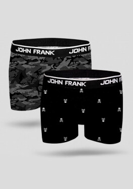 Pánské boxerky John Frank 2PACK Dle obrázku