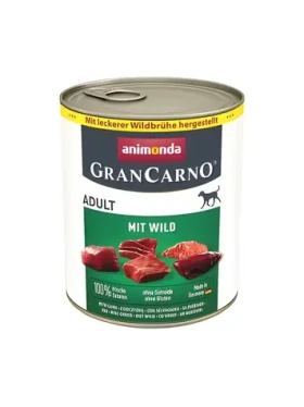 ANIMONDA Konzerva GranCarno Adult zvěřina 800 g / Pro psy / Bez obilovin a konzervantů (B4-82483)