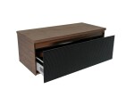 Koupelnová skříňka s krycí deskou Naturel Monza 99x30x45 cm ořech mat MONZA100BN MONZA100BN