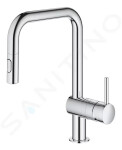 GROHE - Minta Dřezová baterie s výsuvnou sprškou, chrom 32322002