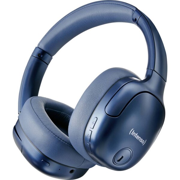 Intenso Over-Ear O400HA blue sluchátka uzavřená (Over Ear) Bluetooth® modrá Potlačení hluku složitelná