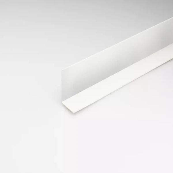 Rohový Profil PVC Bílý Satén 10x10x1000