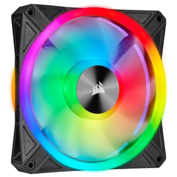 Corsair iCUE QL140 RGB PWM 140mm (2ks) + iCUE Core Controller / PWM ventilátor / 140mm / 1250RPM / 26 dBA / černo-bílá (CO-9050100-WW)