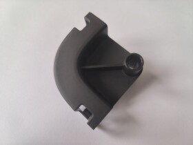 Roh s úchytem na pěstební oporu d 38 černý